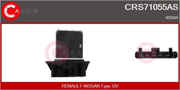 Resistor, interior blower