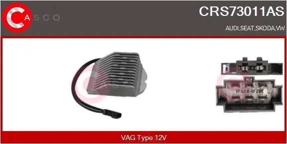 Resistor, interior blower