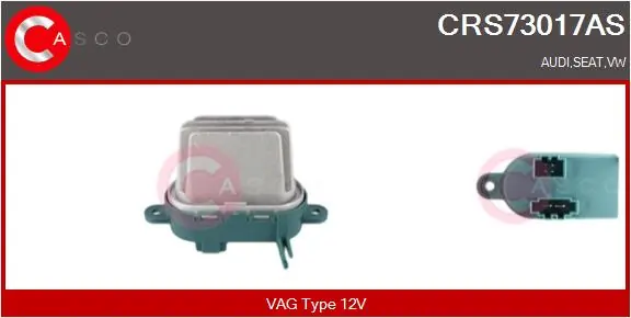 Resistor, interior blower