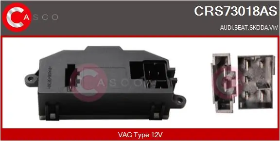Resistor, interior blower