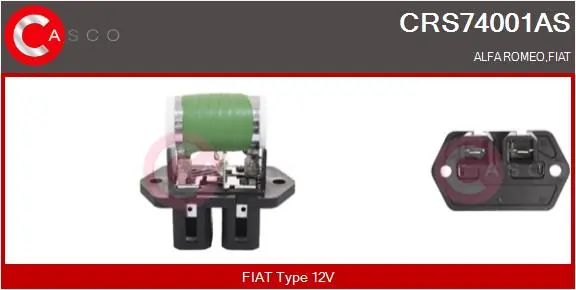 Series Resistor, electric motor (radiator fan)