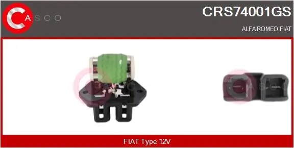 Series Resistor, electric motor (radiator fan)