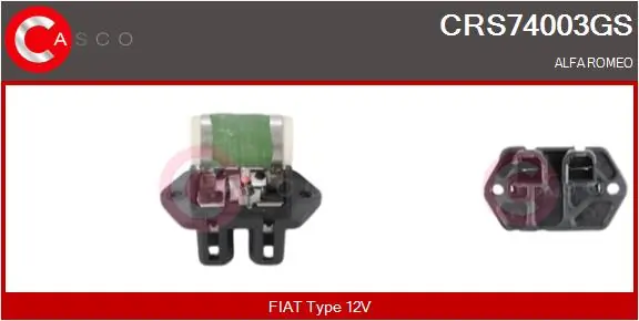 Series Resistor, electric motor (radiator fan)