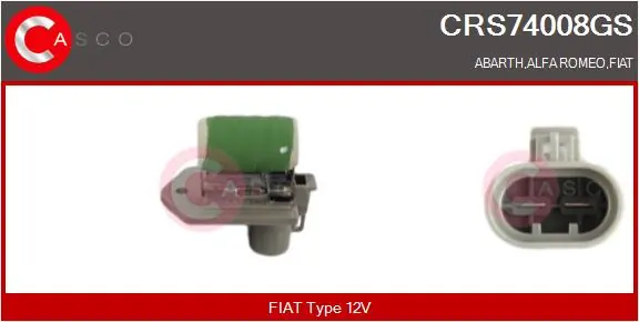 Series Resistor, electric motor (radiator fan)