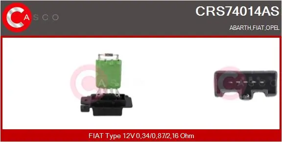 Resistor, interior blower