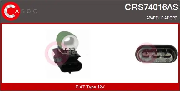 Series Resistor, electric motor (radiator fan)