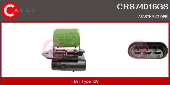 Series Resistor, electric motor (radiator fan)