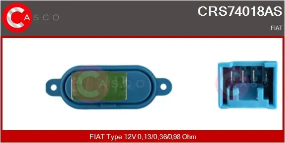 Resistor, interior blower