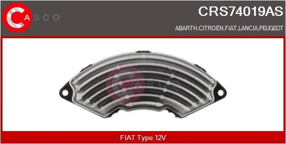 Resistor, interior blower