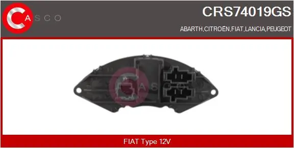 Resistor, interior blower