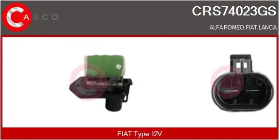 Series Resistor, electric motor (radiator fan)