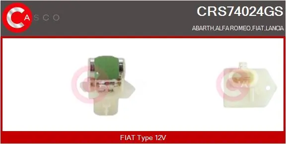 Series Resistor, electric motor (radiator fan)