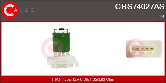 Resistor, interior blower