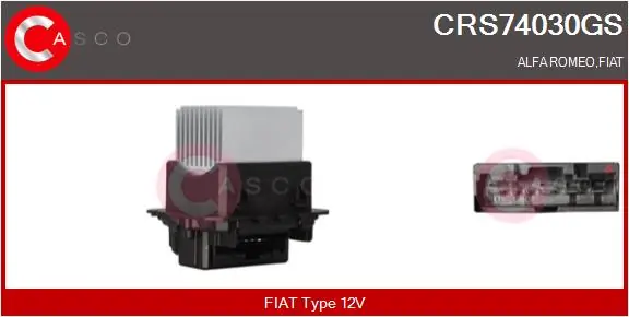 Resistor, interior blower