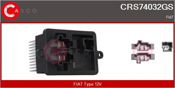 Resistor, interior blower