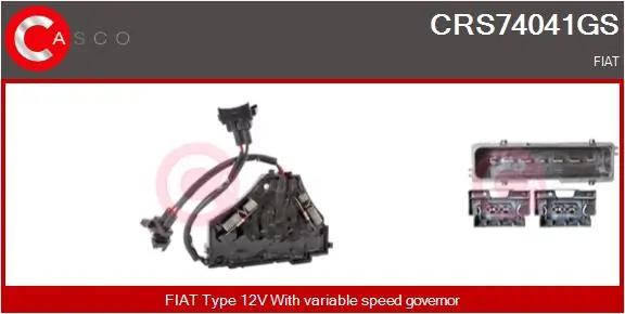 Series Resistor, electric motor (radiator fan)