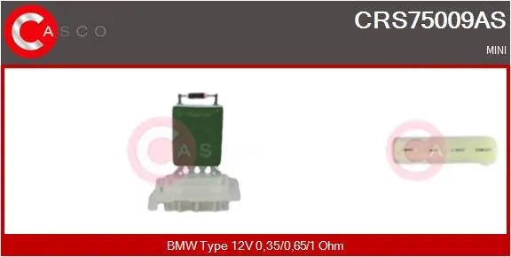Resistor, interior blower