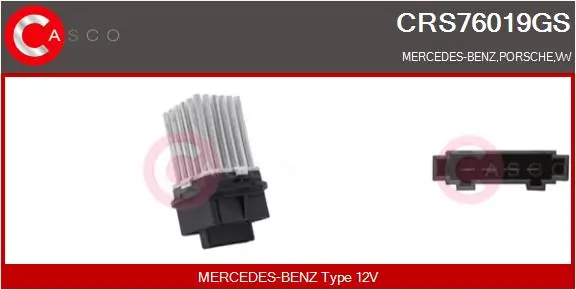 Resistor, interior blower