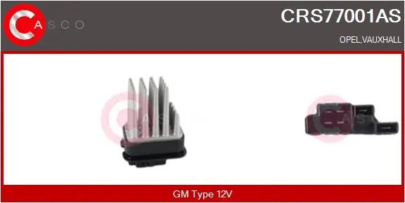 Resistor, interior blower