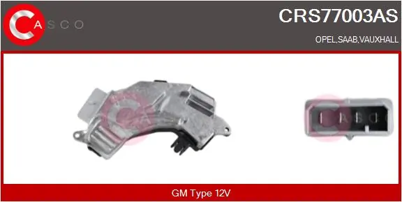 Resistor, interior blower