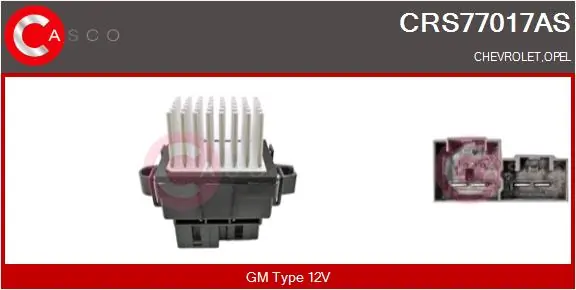 Resistor, interior blower