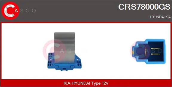 Resistor, interior blower