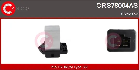 Resistor, interior blower