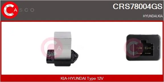 Resistor, interior blower