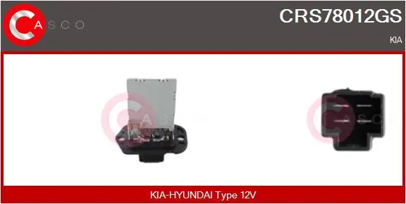 Resistor, interior blower