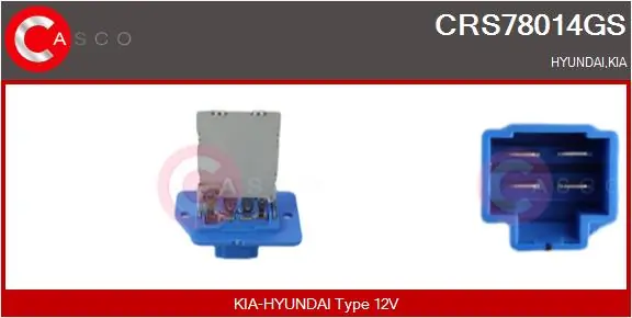 Resistor, interior blower