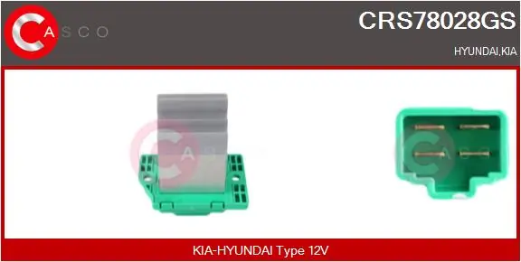Resistor, interior blower