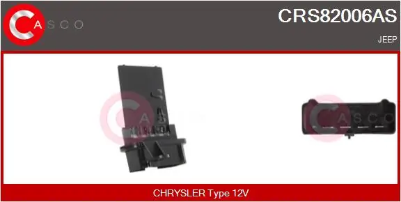 Resistor, interior blower