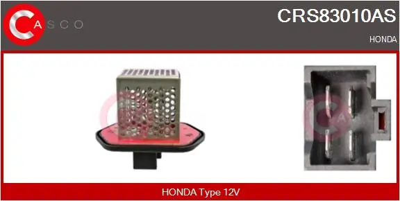 Resistor, interior blower