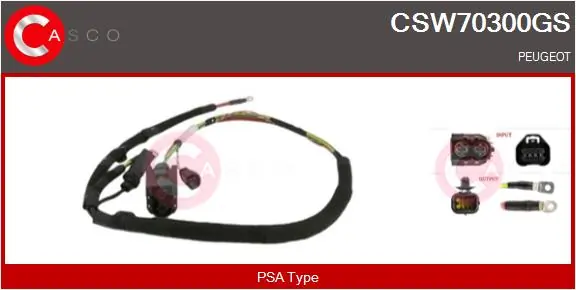 Electric Cable, electric motor steering gear