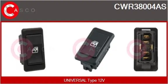 Switch, window regulator