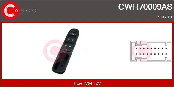 Switch, window regulator