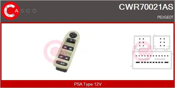 Switch, window regulator