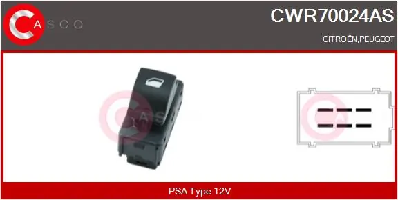 Switch, window regulator