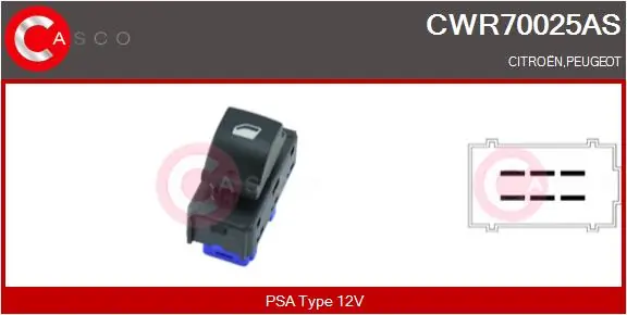 Switch, window regulator