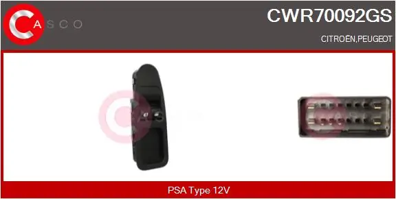 Switch, window regulator