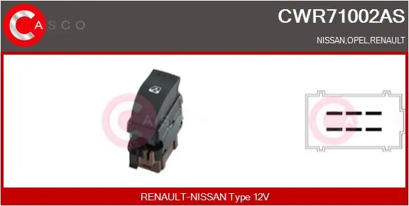 Switch, window regulator