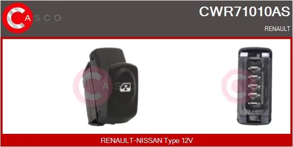 Switch, window regulator