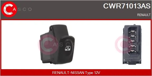 Switch, window regulator