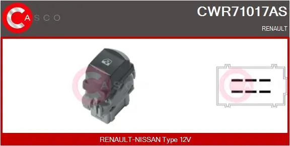 Switch, window regulator