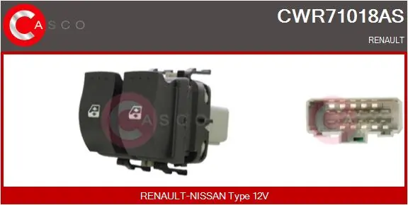 Switch, window regulator