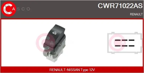 Switch, window regulator