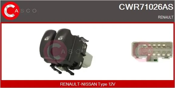 Switch, window regulator