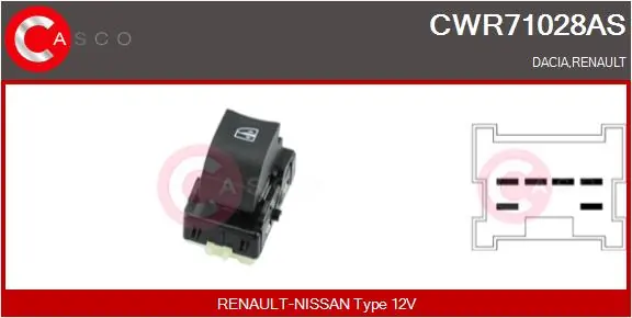 Switch, window regulator