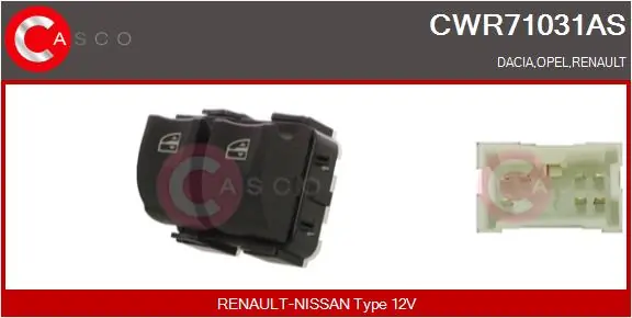 Switch, window regulator