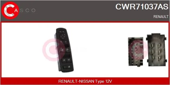 Switch, window regulator